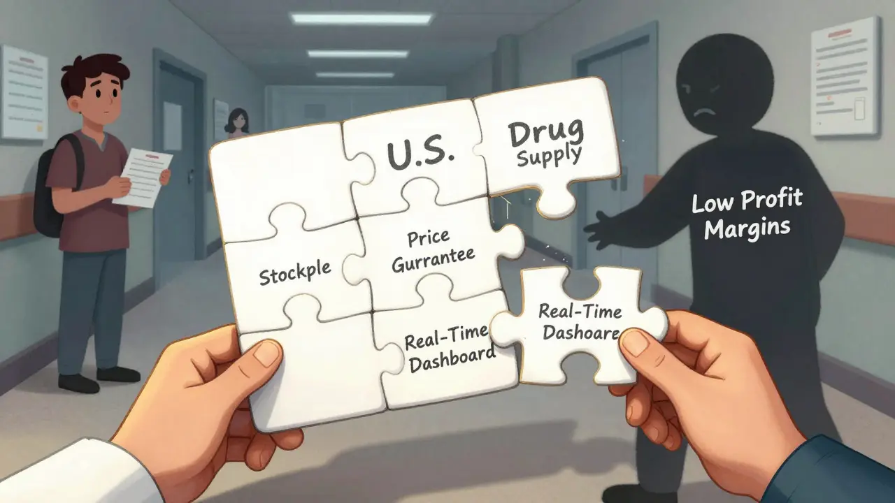 Three missing solutions to drug shortages held by healthcare workers and patient, while profits pull the system apart.